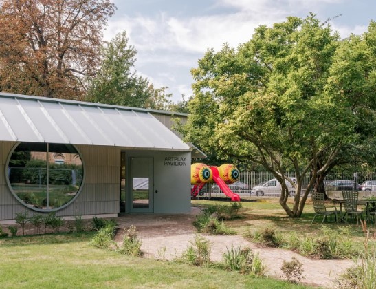 The recently opened ArtPlay Pavilion designed by Carmody Groarke